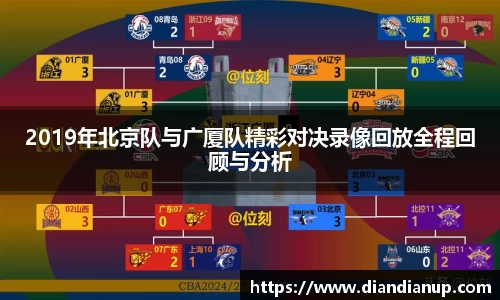 2019年北京队与广厦队精彩对决录像回放全程回顾与分析